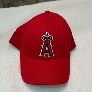 Angels Red Baseball Cap with Embroidered Logo